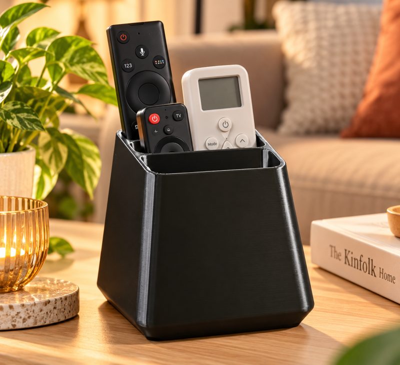3D Printed Remote Control Holder — view 2