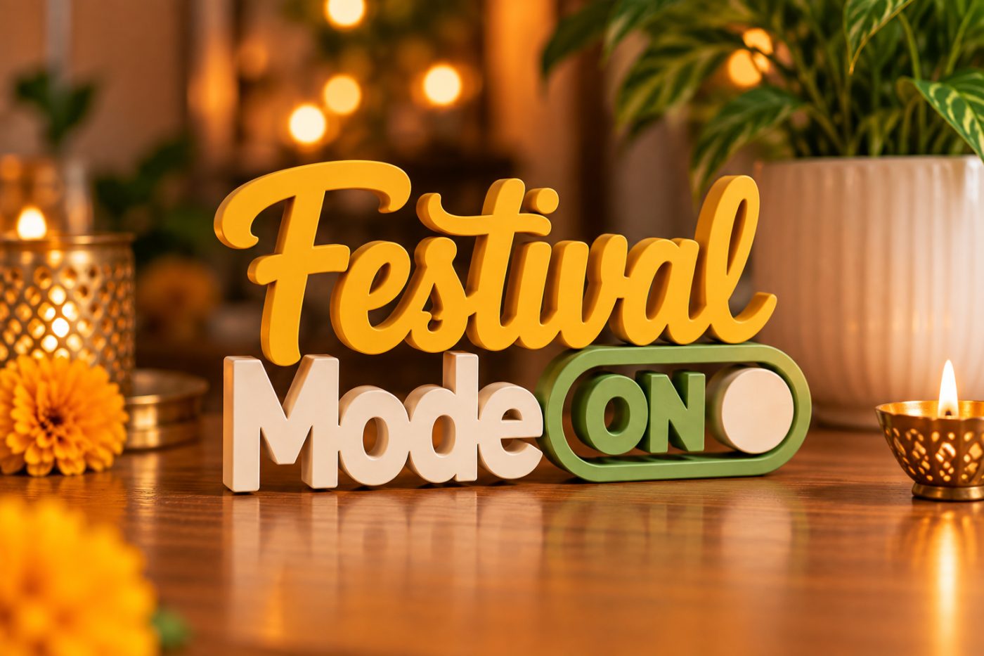 Home Decor - 'Festival Mode ON'